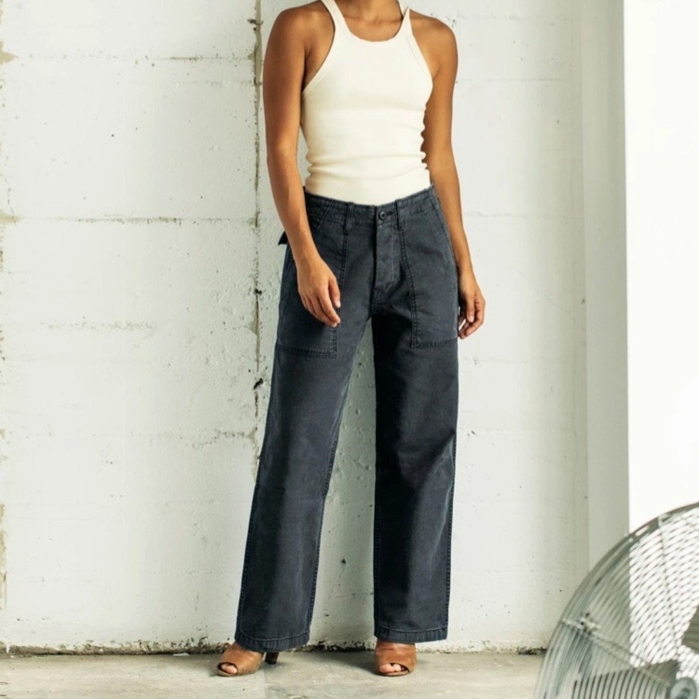 NEW Imogene + Willie Blake Military Trouser Womens XS Faded Black